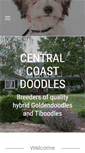 Mobile Screenshot of centralcoastdoodles.com